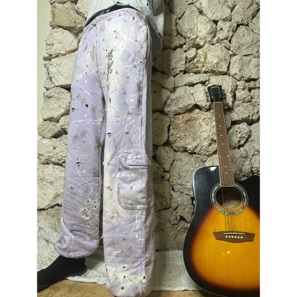 DRO Lab LTD Custom 1/1 ART x  Maison Margiela MM6 Jogger Pants - Picture 12 of 14